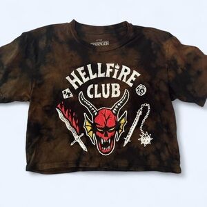 Hellfire Club T-Shirt - Black and Brown